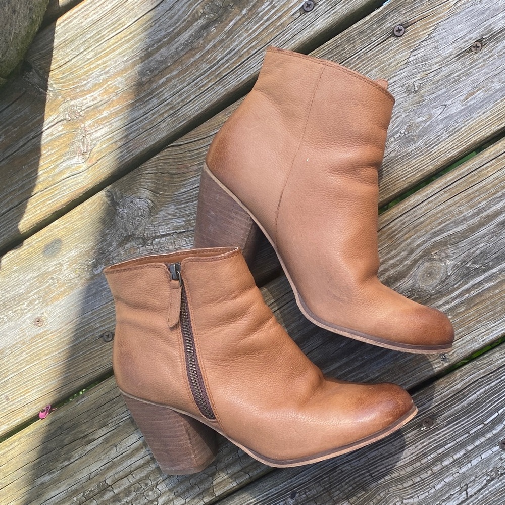BP Tan Ankle Booties
